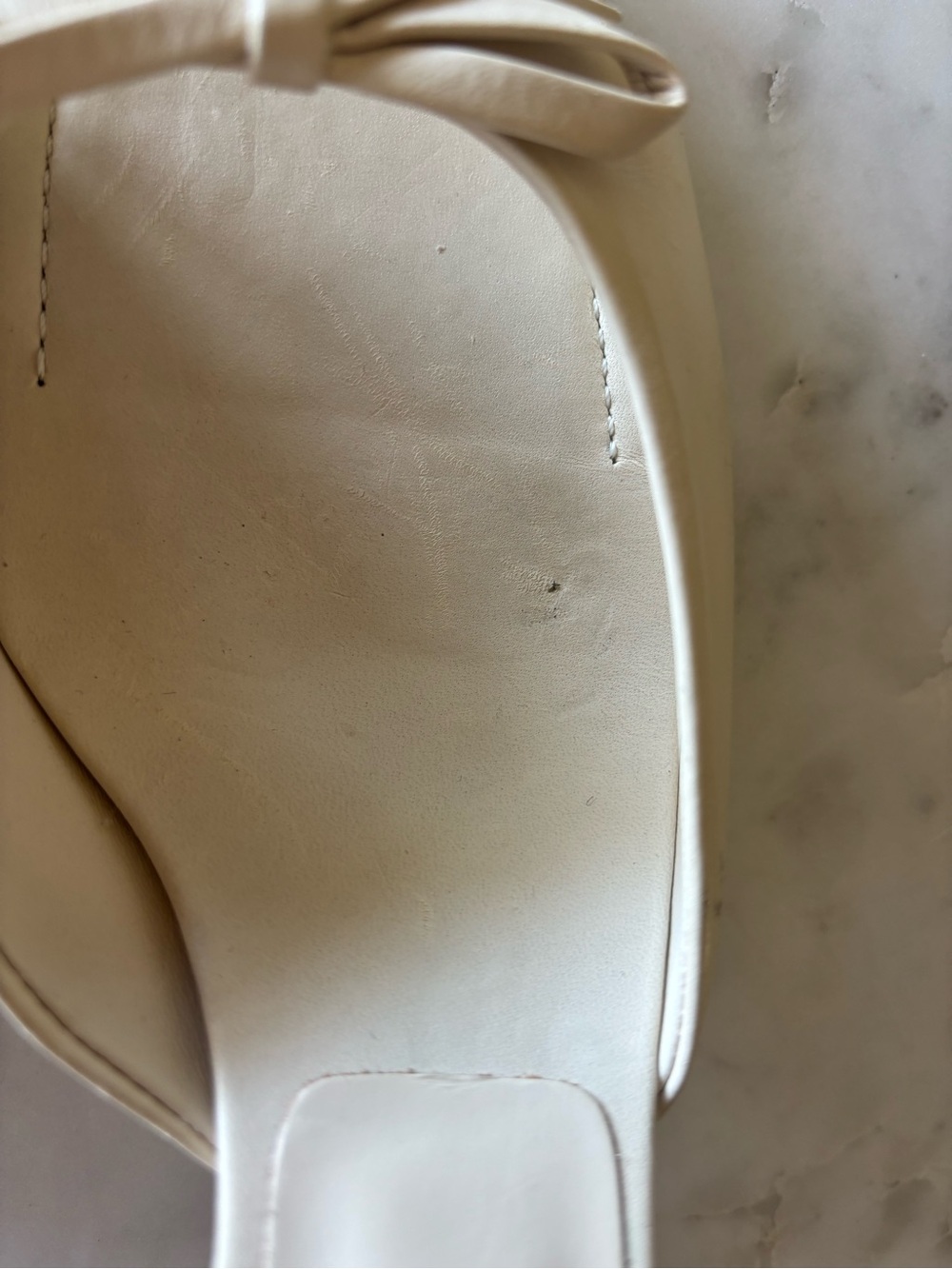 Reformation Clementine Almond Heeled Mule Sandal - Picture 8 of 8